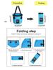 12L Portable Foldable Water Bucket Fishing Bucket Folding Water Container for Travelling Camping Hiking Fishing Washing