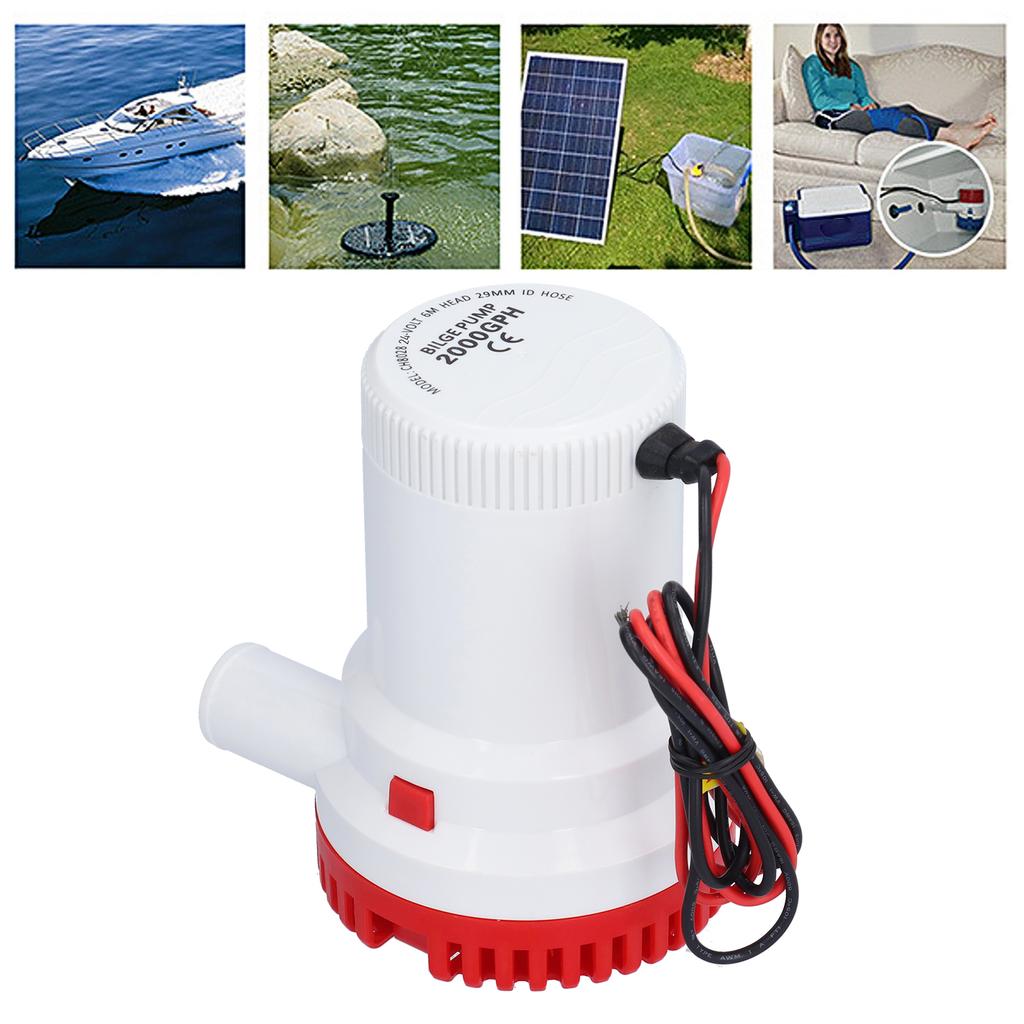 Bilge Pumps Multifunctional Low Noise Submersible Bilge for Boat