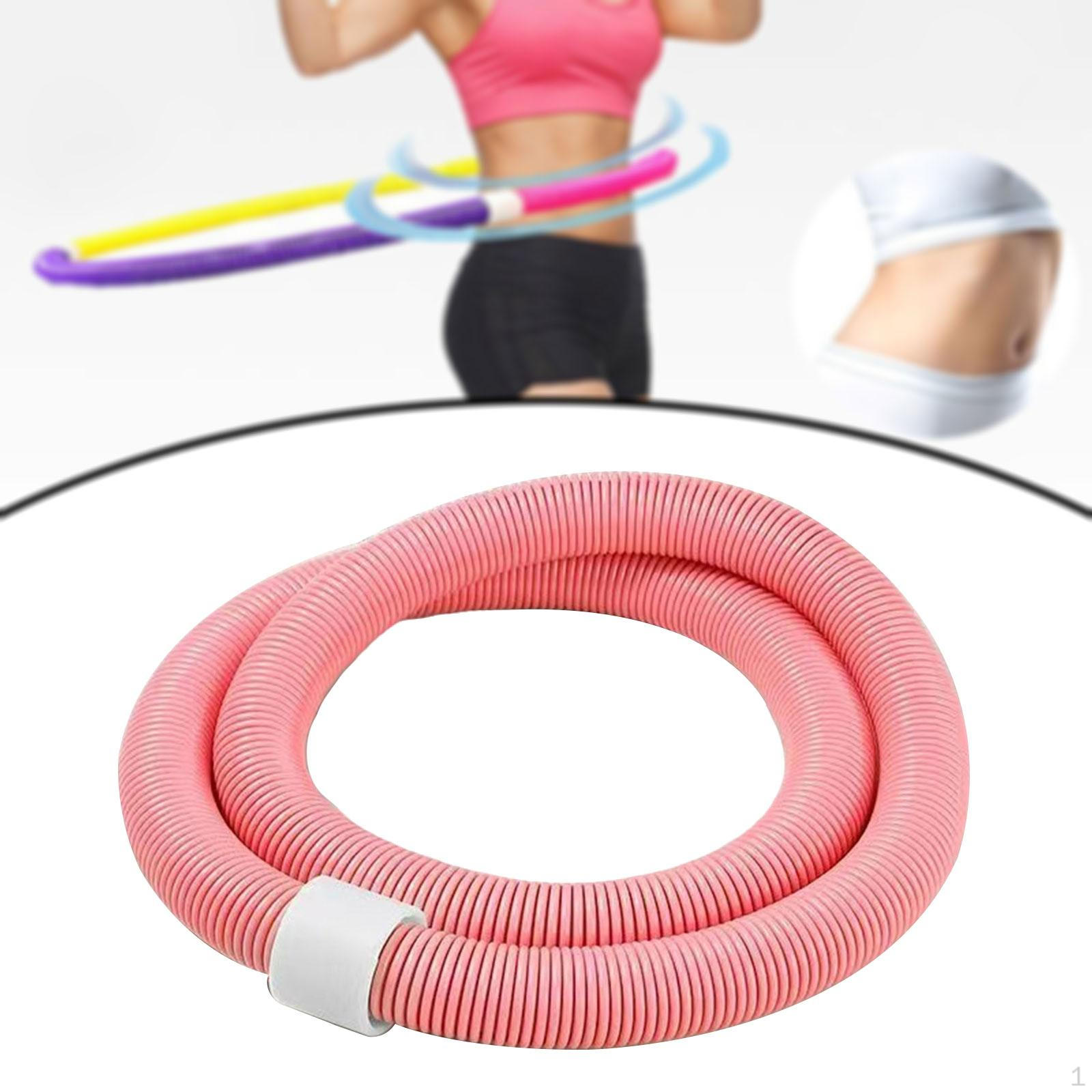 

800 г Складной фитнес-обруч, Мягкий пружинный утяжеленный обруч для занятий спортом в помещении и на открытом воздухе, Идеально подходит для детей