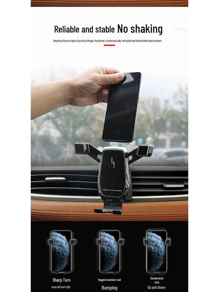 Borgward BX7 (2016-2018) Wireless Charging Car Phone Holder with Navigation Function.