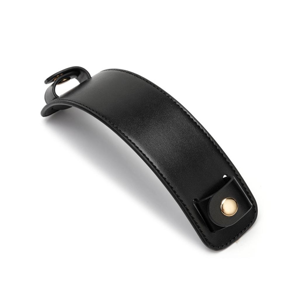 31in Shoulder Bag Strap Tote Bag Belt Solid Color PU Leather Belt with Shoulder Pad Replacement DIY Purse Bag Accessory