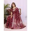 Handpicked Lite Weight Soft Dola Silk Bandhej Khadi Print Saree – a perfect fusion of tradition & vibrant elegance