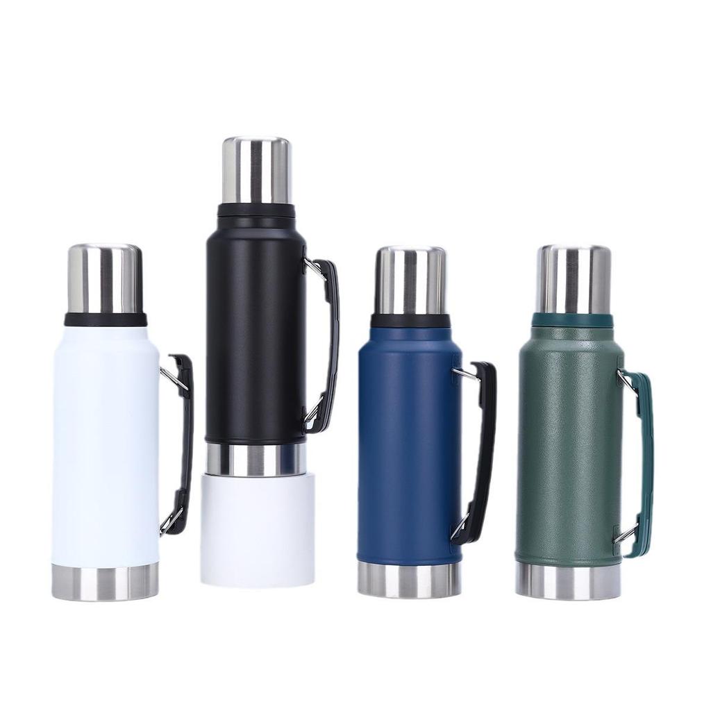 Stanley Stainless Steel Thermos Flask: Large Capacity Outdoor Water Bottle
