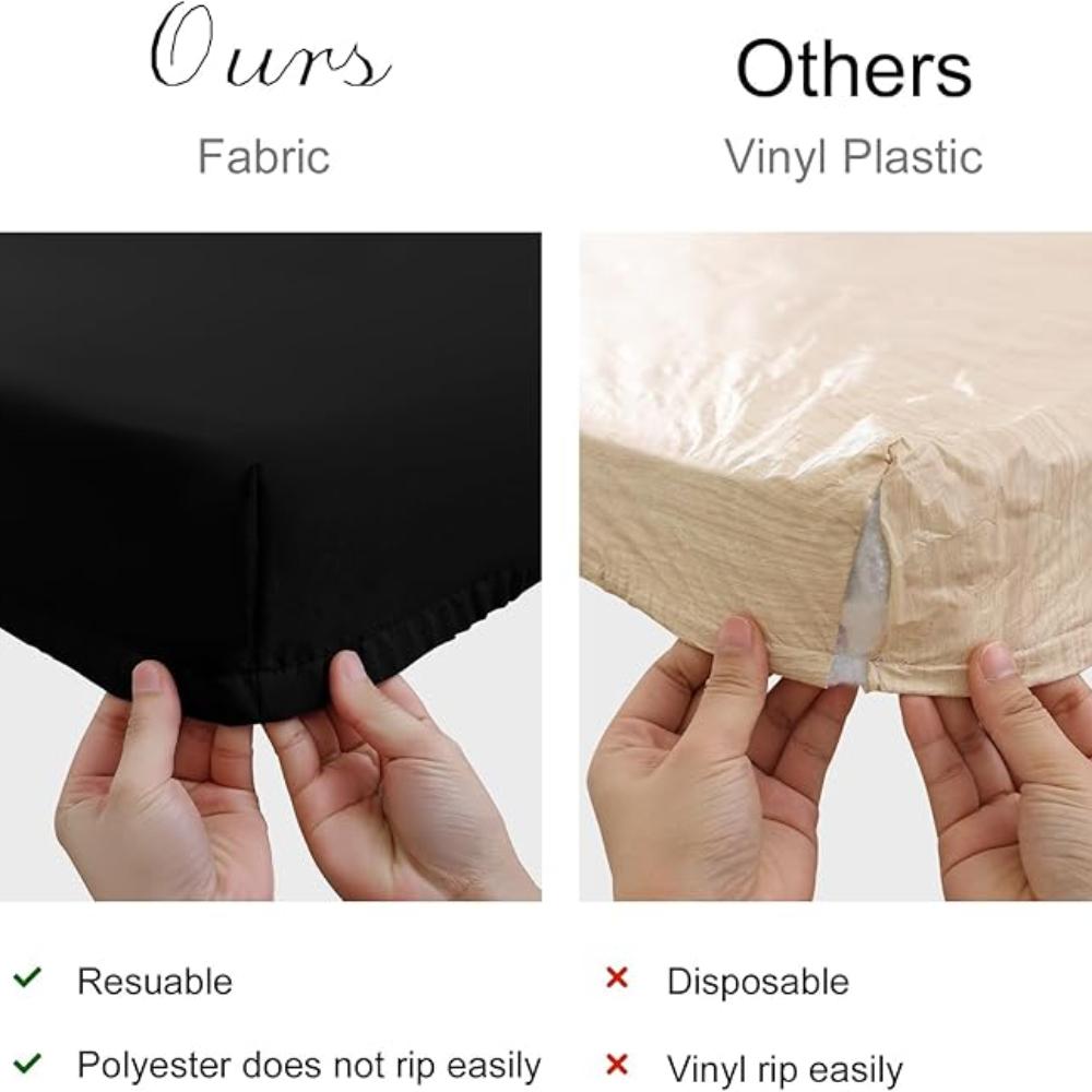 Stretch Fabric Rectangle Cloth Table Top Cap Fitted Covers for Feet Washable Polyester Elastic Home Banquet Picnic Wedding Exhibition Show 30 x 72''