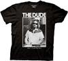 Maglietta Unisex Cotone Oversize Taglia Larga Ripple Junction Big Lebowski The Dude Foto Maglietta da Adulto