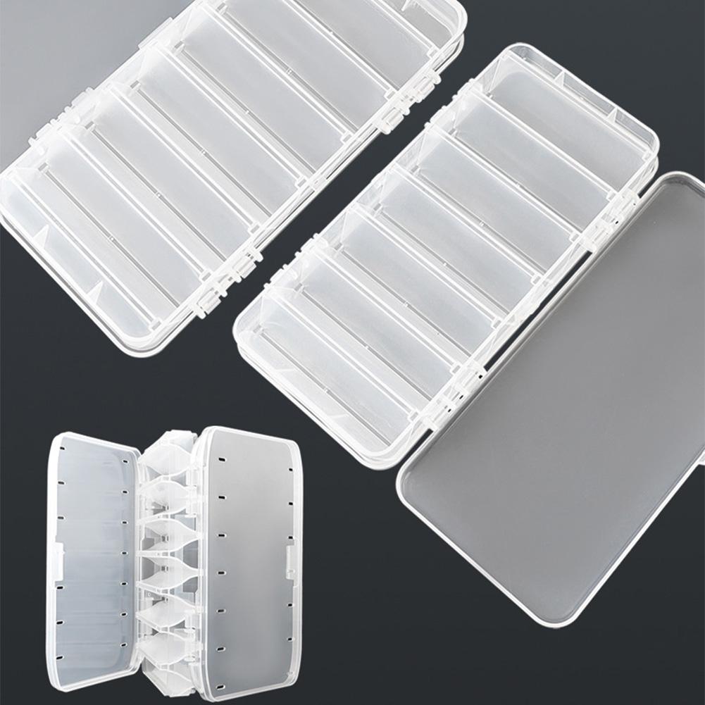 Double Sided Fishing Lure Hook Box Large Capacity Fishing Lure Organizer Wear-Resistant Fishing Bait Container Box for Wobblers