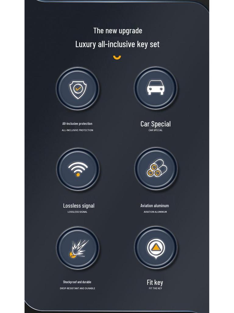 Great Wall Cannon Off-Road Key Cover: Durable Metal Protection for Pickup Trucks