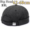 Big Size Wool  Beanies Dad Felt Hip Hop Beret Men Sailor Hats Women Warm Winter Hat Men Hip Hop  Skullies Caps 65CM large Size