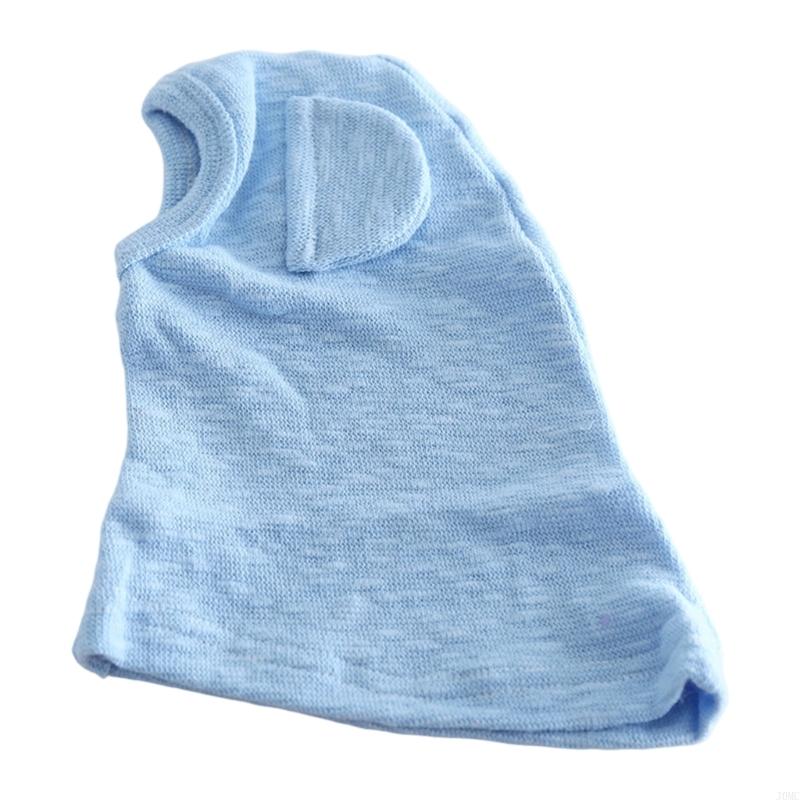 Dog Knitted Hat Pet Calming Headwear for Puppies and Cats Ear Cover Warm Hat Comfortable Wear J0MC