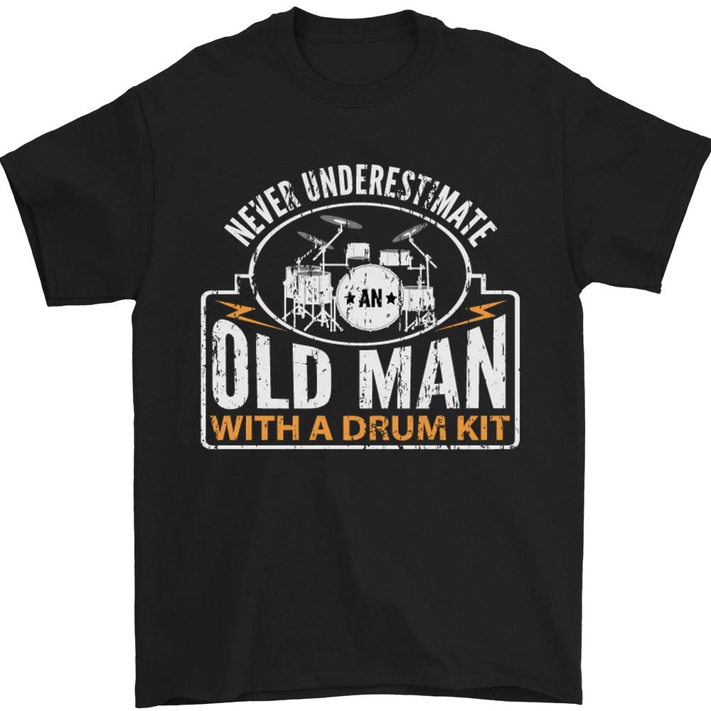 

Забавная футболка унисекс «Drumming An Old Man Drummer Drum»