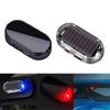Car Fake Security Light Solar Powered Simulated Dummy Alarm Wireless Warning Anti-Theft Caution Lamp LED Blue/Red Flashing Light