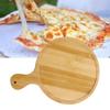 Burr‑free Serving Tray Bamboos Pizza Platter Light‑weight Food Holder  Bread  Placement