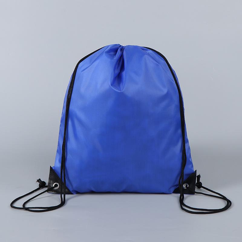 Spot Polyester Double Drawstring Sports Bag for Marathon or Basketball Events