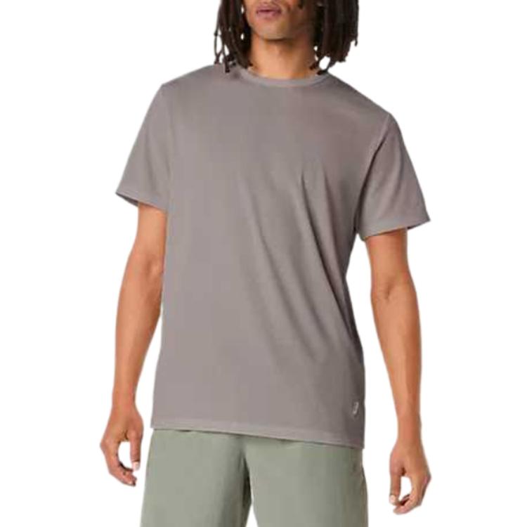 Asics ActiAdapt Solid Color Sweat-Wicking Quick-Dry Round Neck T-Shirt Unisex Tops 2031F314-250 L