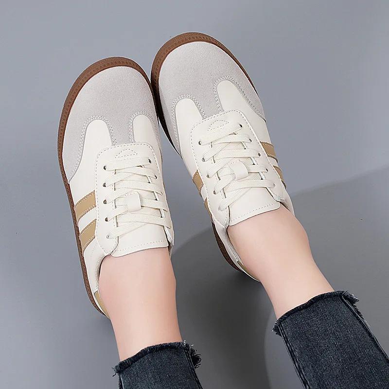 Spring and Autumn paragraph Women Shoes  Sports Small White Training Sneaker Fashion Casual Versatile Board Breathable Shoes