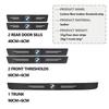 Car Door Sill Anti Collision Protect Strip Carbon Fiber Sticker For BMW M Performance Alpina M3 M5 M6 X1 X3 X4 X5 G20