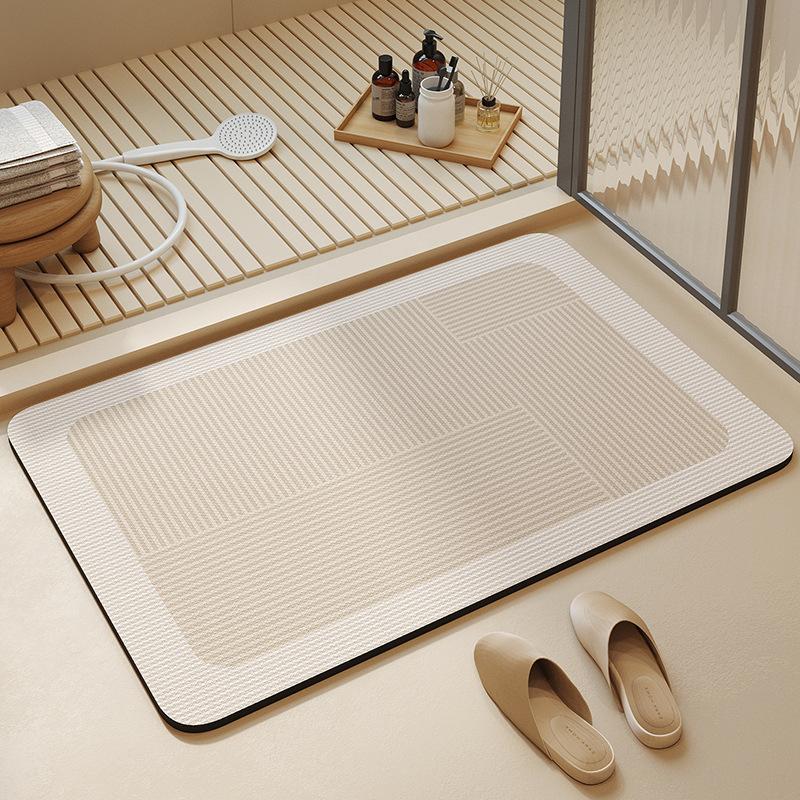 Bathroom Carpet, Bathroom, Bathroom Floor Mat, Non-Slip And Strong Absorbent Toilet, Bathroom At The Door, Diatom Mud Quick-Drying Foot Pad
