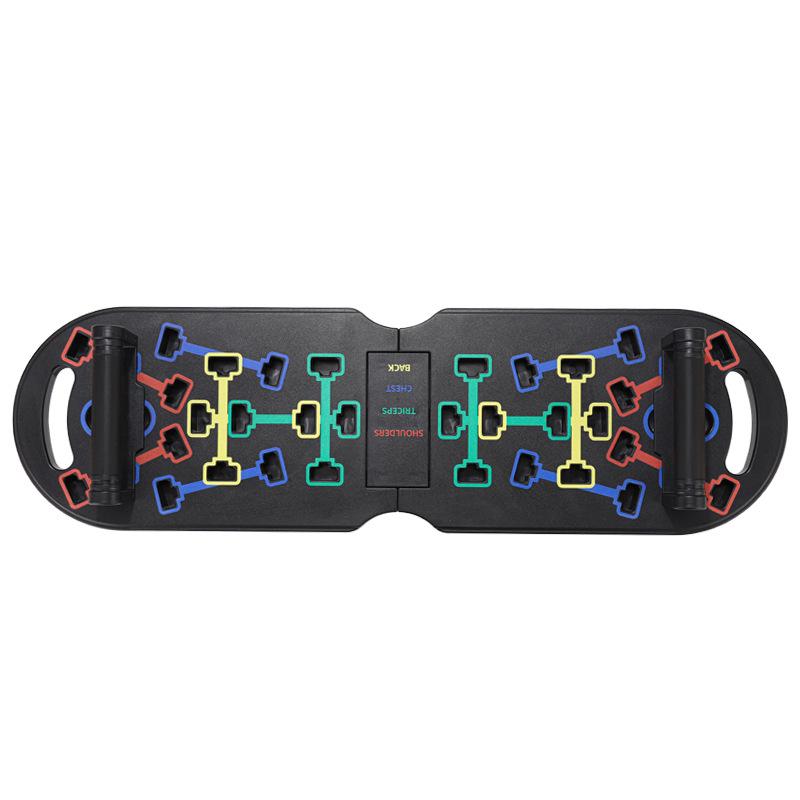 Foldable Multi-Functional Push-Up and Ab Exercise Board for Home Fitness