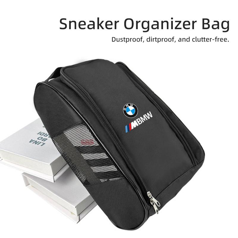 BAGC4 2026 Car Sticker Portable Golf Handbag Dustproof Football Tennis Shoe Bag For BMW Motorsport X1 X3 X5 E39 E46 E90 F20 E60 F30 E3