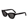 Logo Acetate Butterfly Sunglasses Women Sunglasses Black DMNGB2IXR
