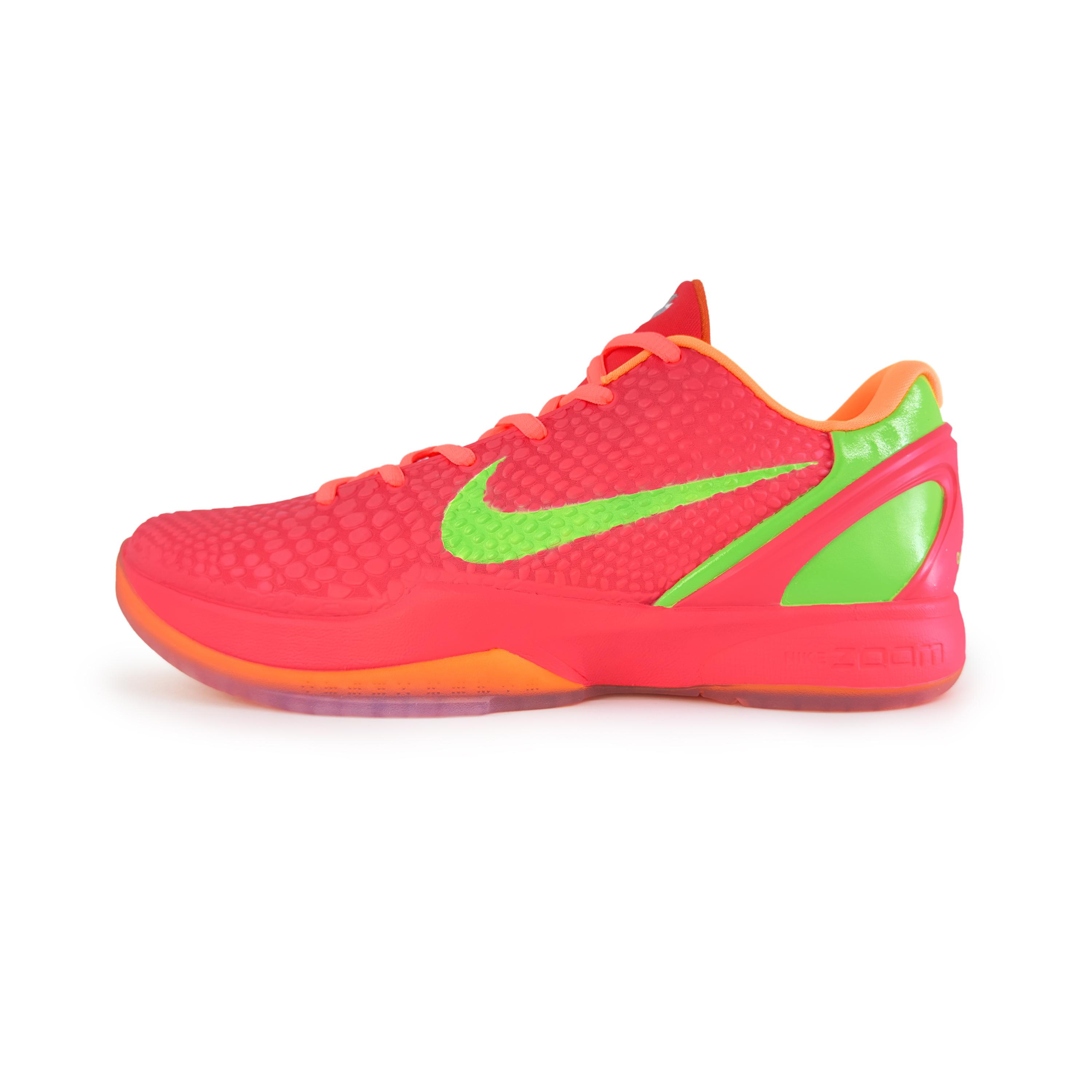 

Nike Zoom Kobe 6 Protro Total Orange Enchanted Red Abrasion Resistant Low top Basketball Shoes Unisex Red Green IH1871-800(Team258-) 41