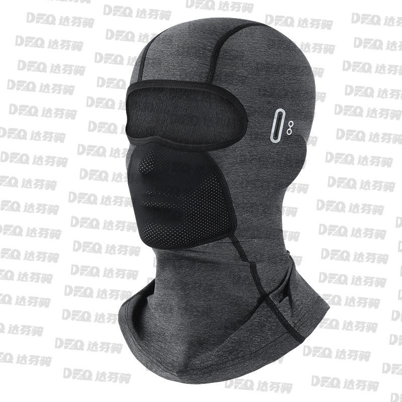 Summer Outdoor Motorcycle Riding Headgear Men's Quick-Drying Breathable UV-Resistant Ice Silk Mask Character Cross-Border