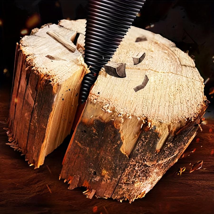32mm Electric Drill Wood Splitting Attachment - Versatile Firewood with Circular/Square/Hexagonal Handles for Effortless Tree Splitting