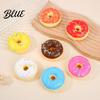 Realistic Donut Toy Squeeze Soft Slow Rebound Stress Relief 7cm Cute Reliever Simulation for Kids Adults Desktop Decoration Baking Prop Photo
