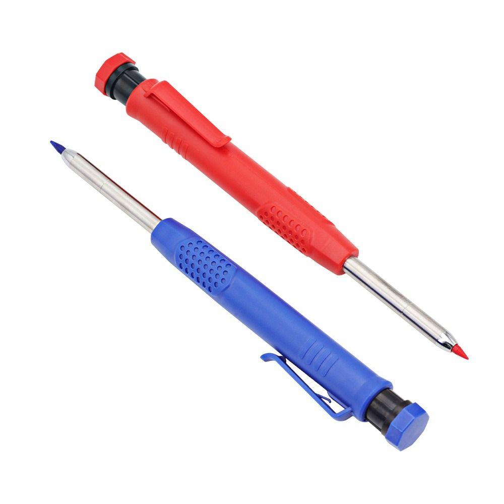 2.8mm Solid Carpenter Pencil Built-in Sharpener Mechanical Pencil  Woodworking Construction