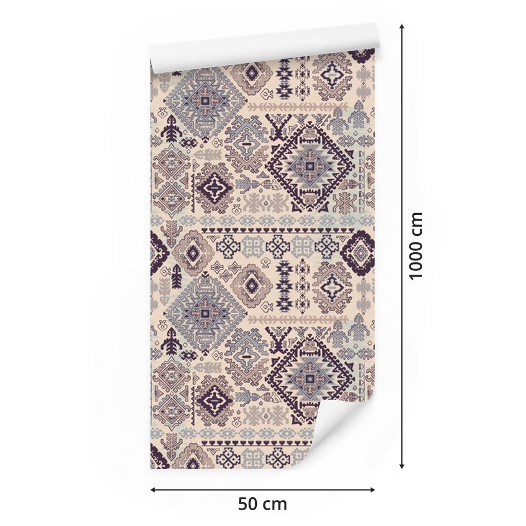 Wallpaper Traditional Indian Pattern for Living Room and Bedroom 50x1000