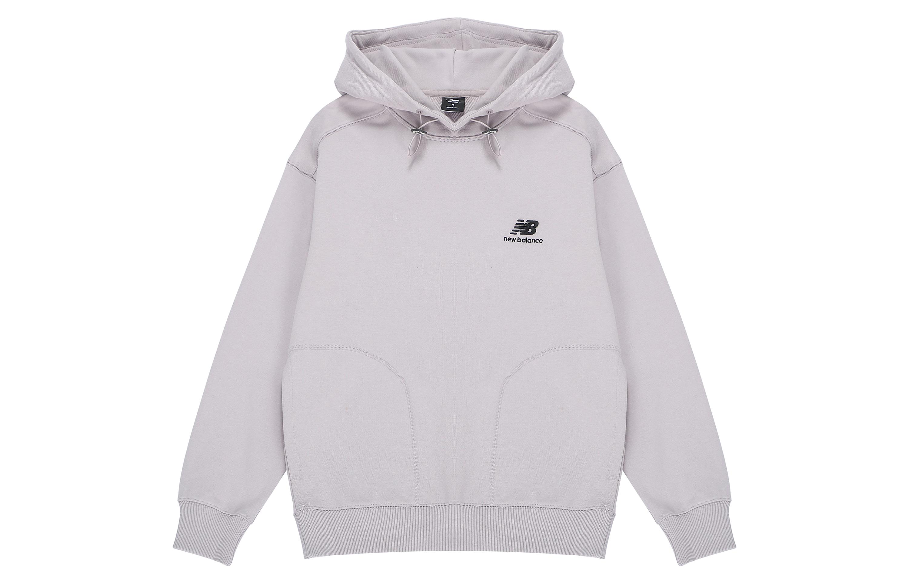 New Balance Sweatshirts Men s Light Purple Hooded Moderate Regular AMT23334-SOA XL