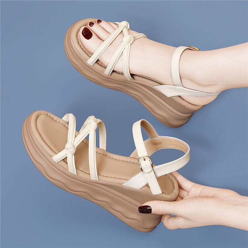 Flat bottom women s new summer outer wear non-slip casual fashion versatile soft sole not tired feet with breathable shoes sandals 34 5090₽