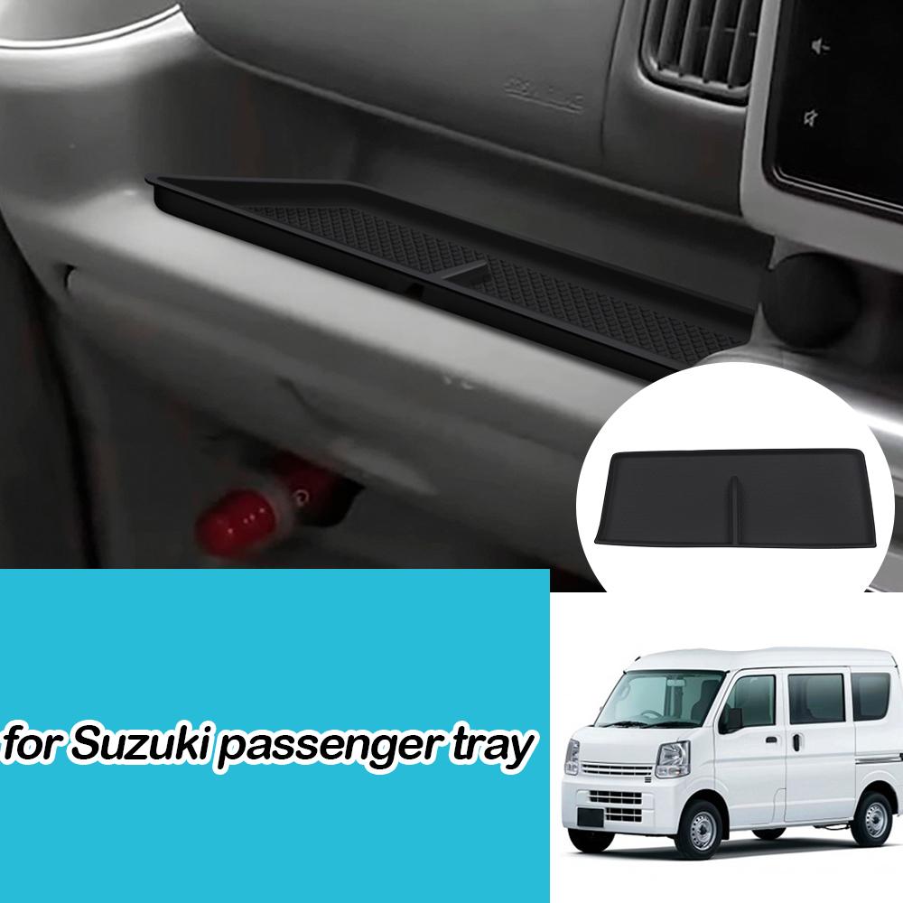 For 24 Suzuki EVERY Passenger Tray Silicone Pad Dustproof Pad Interior Pad Anti-Slip Tray Passenger Table Car Accessory Sto R0D2