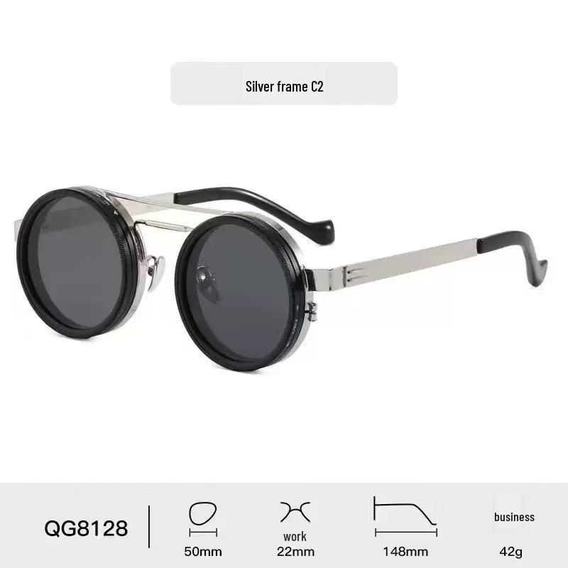 

Европейско-американские мужские безободковые солнцезащитные очки высокого класса квадратной формы с бриллиантовой огранкой (Золото)