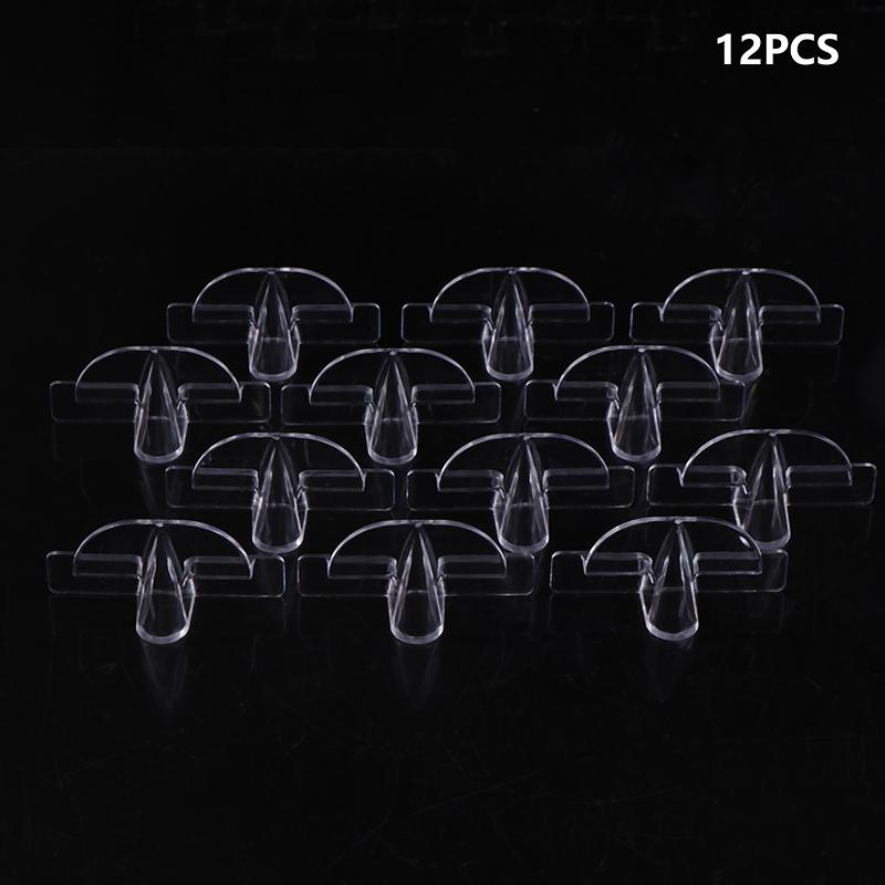 3/6/12Pcs Glasses Storage Rack Wall-Mounted Sunglasses Storage Rack Eyeglasses Holder Transparent Wall Home Glasses Holder