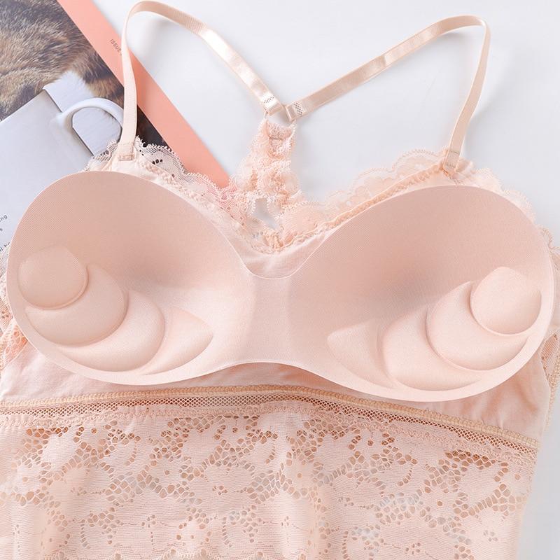 Female Bralette Push Up Seamless Tube Sleep Dormir Tops Plus Size Lingerie Underwear Brassieres