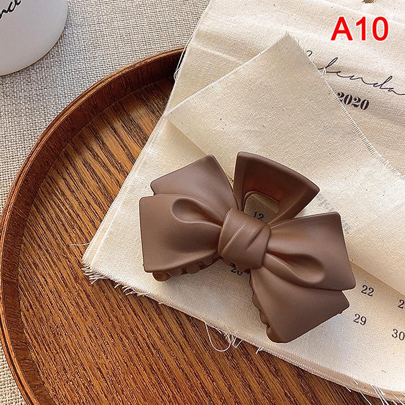 

1Pc Korean Solid Hair Claws Elegant Matte Acrylic Hair Clips Hairpins Barrette