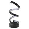 Spiral LED Tischleuchte 3 Farbtemperaturen Stufenloses Dimmen USB-betrieben Moderne Dekorative Schreibtischlampe
