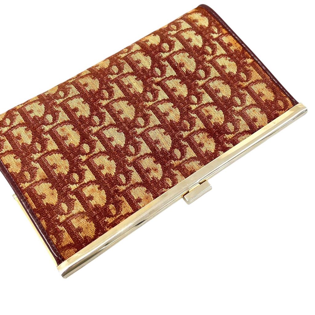 Dior Old dior Clutch bag Brown Women Trotter Pattern used