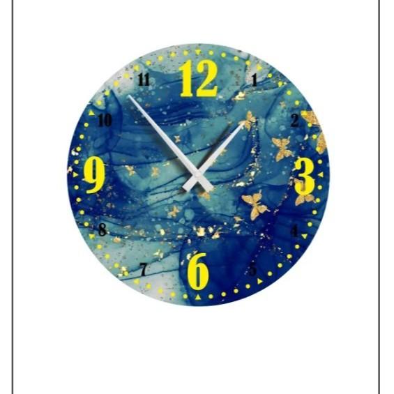 16-inch Religious Creative Retro Wooden Wall Clock MDF Silent Decorative Clock