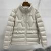 Womens Lightweight Puffer Jacket Short Loose Fit Stand Collar Warm Down Coat Winter