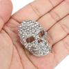 2Pcs Alloy Brooch Vintage Fashion Skull Heads Shape Suit Dress Pin Decor Accessory