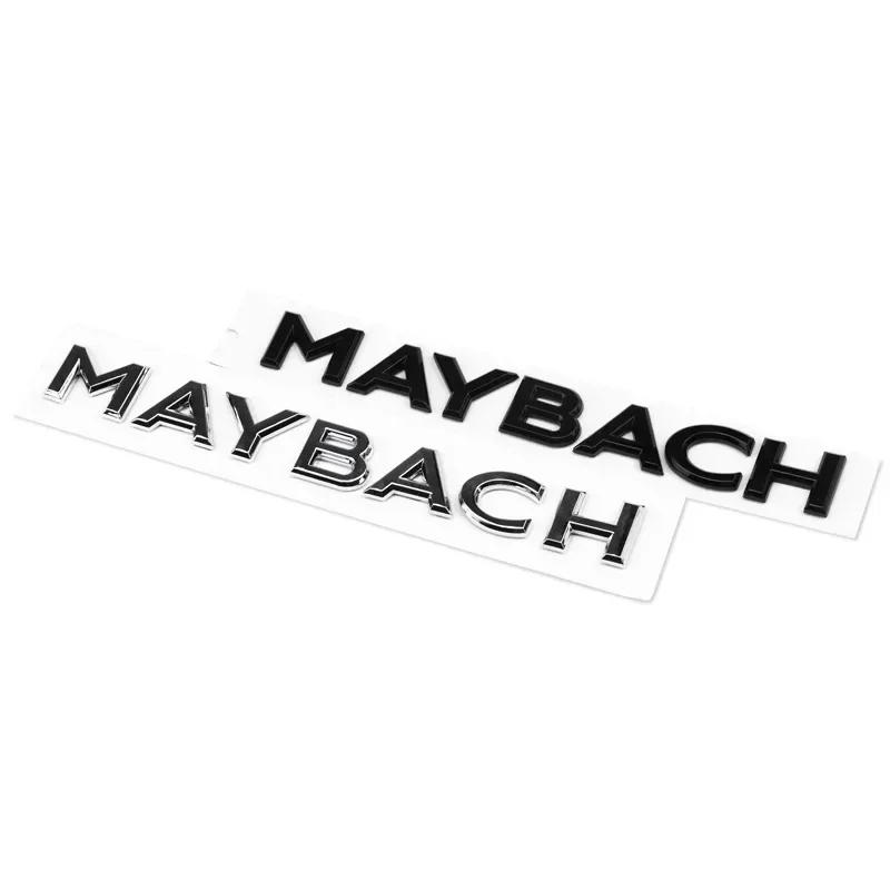 MAYBACH Letter Car Stickers Accessoriesfor Mercedes Benz MAYBACH S400L S580 GLS600 Refit Rear Trunk Big Logo Szm Small Size Car AA1