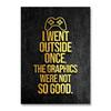 Modern Abstract Gaming Gamer Quotes Canvas Posters Black Golden Game Painting Wall Art for Living Room Kidsroom Decor Cuadros