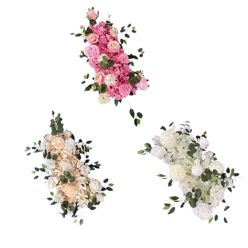 Cross-Border Wedding Artificial Flower Arch Decor for Aisle and Site Decoration