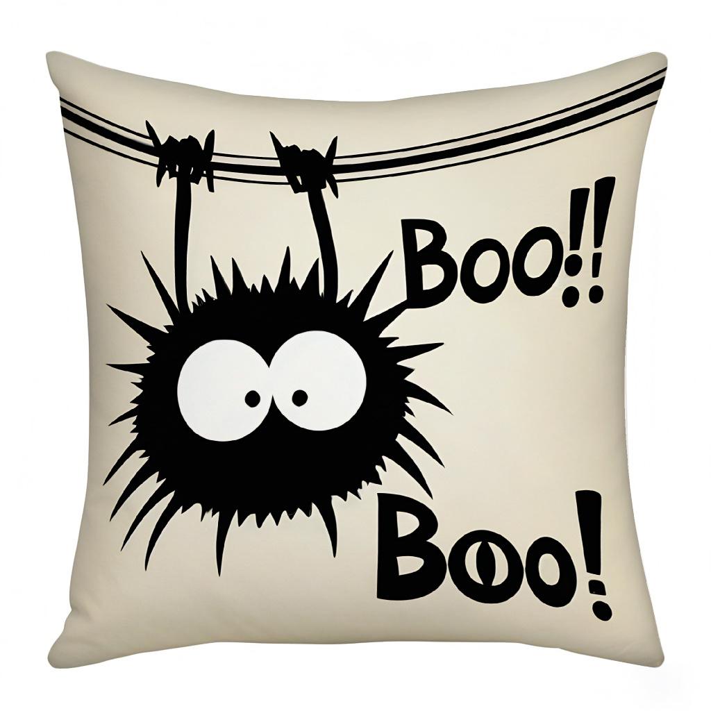 

Хэллоуинская наволочка Наволочка-украшение для гостиной Элемент тыквы Буквенная цифровая печать Наволочка Премиум 45 * 45 (excluding core)