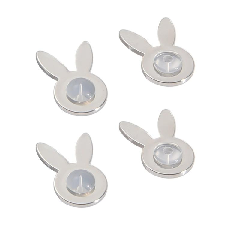 Comfortable Brass Rabbits Earring Backs Stay Puts Designs Sturdy Brass Ear Jewelry Enhancers белый
