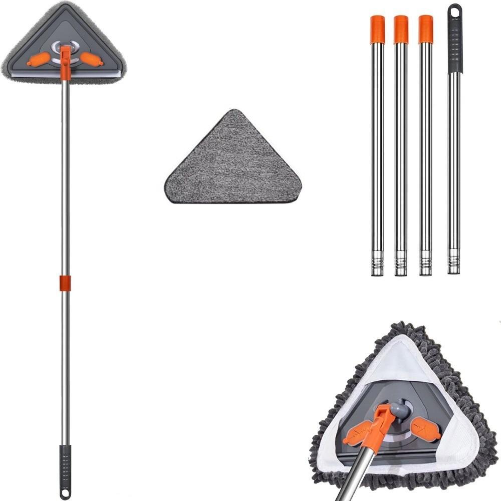 360° Rotatable Glasss Wall Mop Dry And Wet Use Glass Door Mop New Window Cleaning Mop For Ceiling