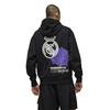 Y-3 X Real Madrid Collaboration Printed Long Sleeve Pullover Hoodie Unisex hoodies Black IT3720