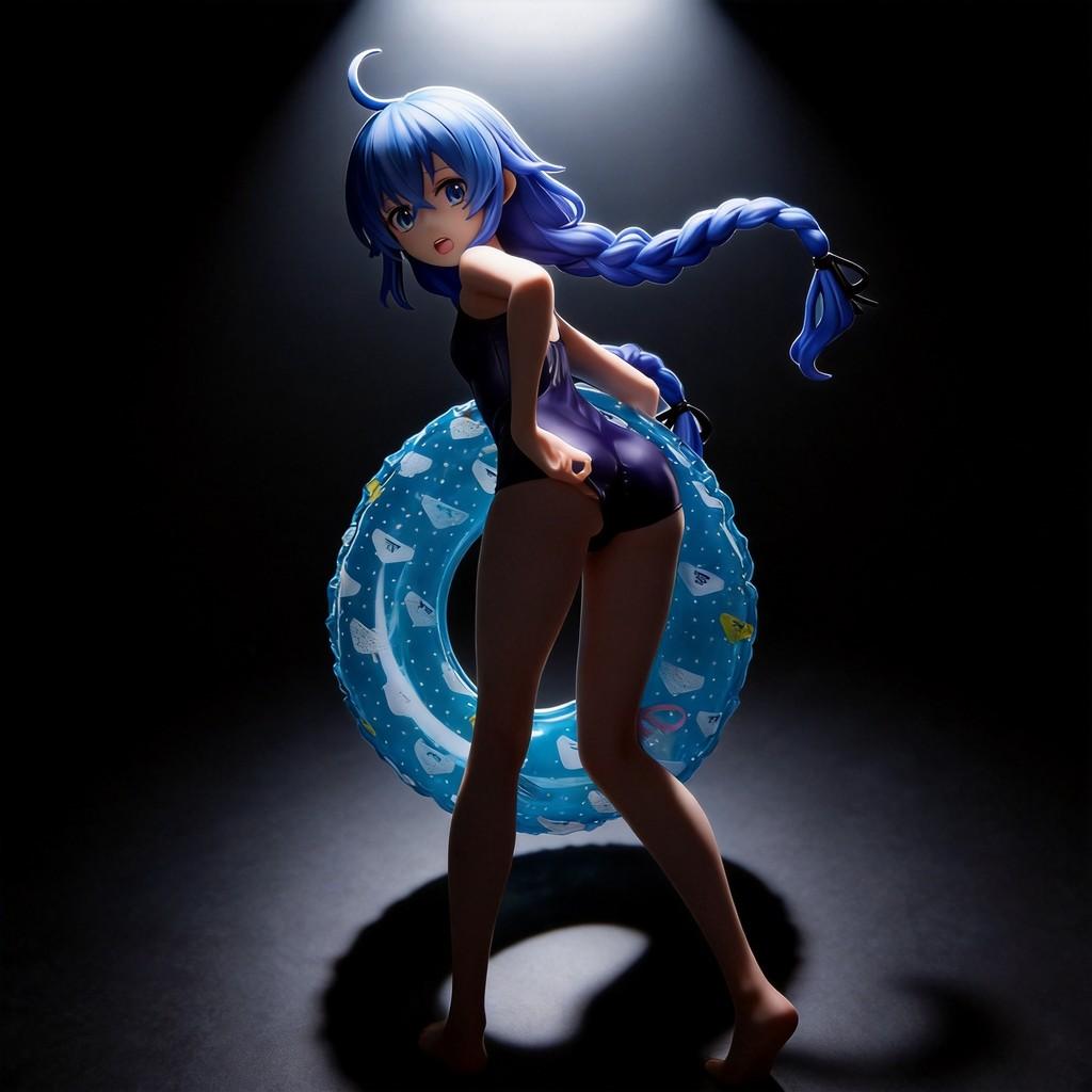Mushoku Tensei Jobless Reincarnation Roxy Migurdia Pvc Material Pool Float Model For Desk Decor And Gift Ideas